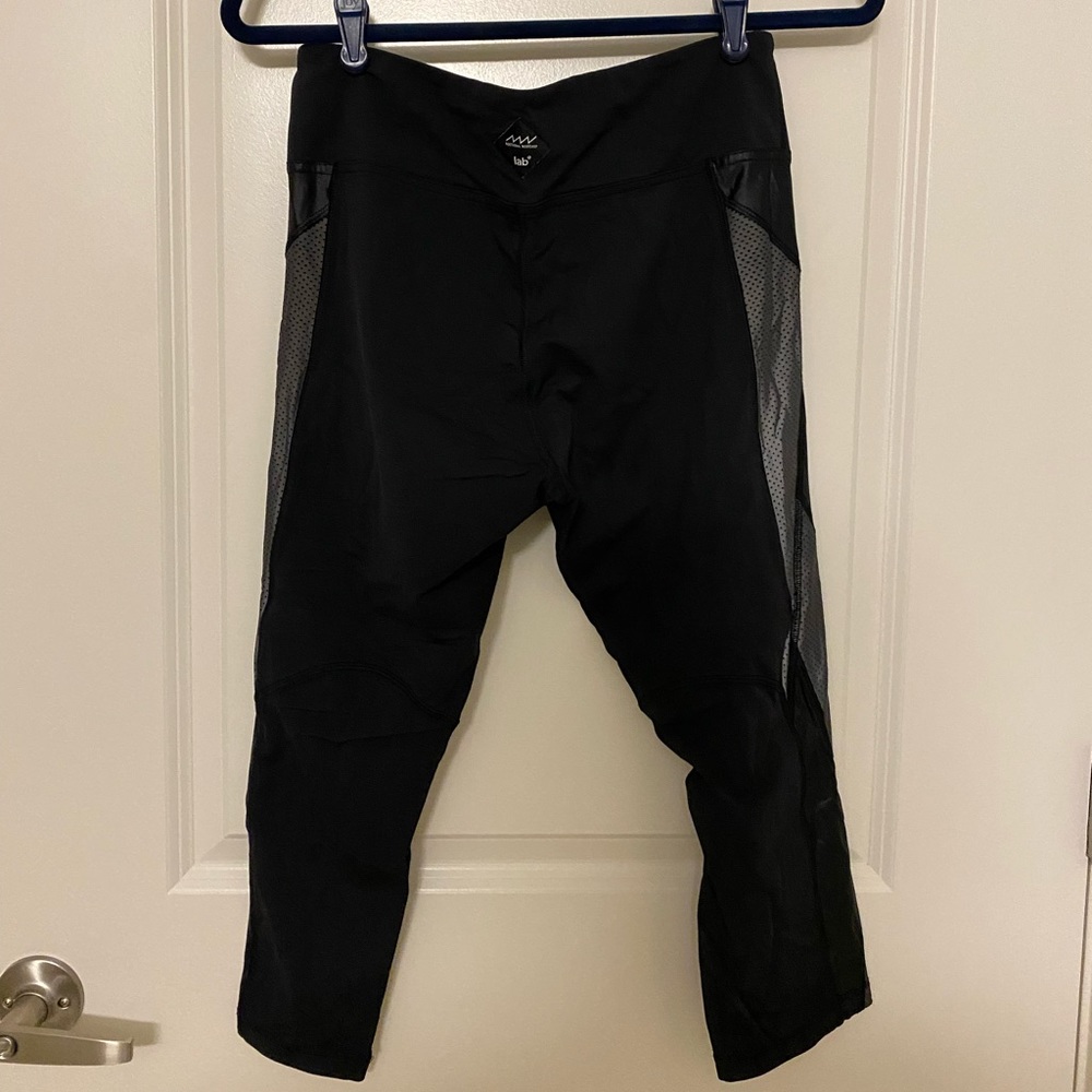 Lululemon lab cropped metallic leggings 8